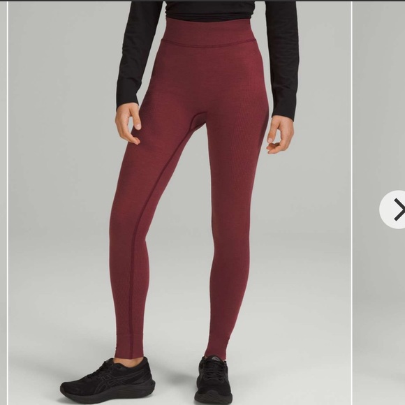lululemon athletica Pants - Lululemon Keep the Heat High-Rise Tight 27" Mulled Wine